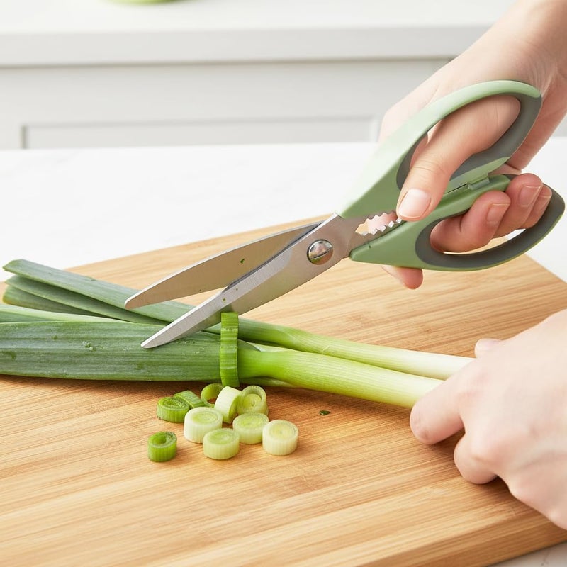 Kitchen Master All-Purpose Kitchen Shears (Green) | Heavy-Duty Utility Scissors - Image 4